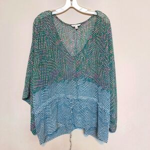 CABI Women's Multicolor Swim Cover-Up